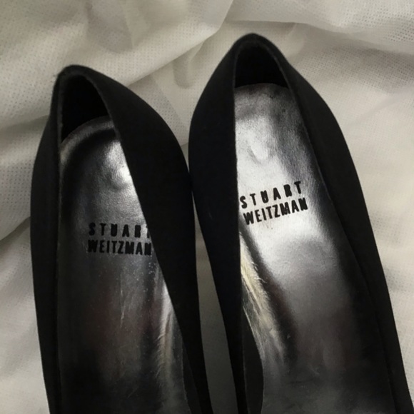 Stuart Weitzman Black Crystal Evening Heels. Size 8.5 - Picture 8 of 9